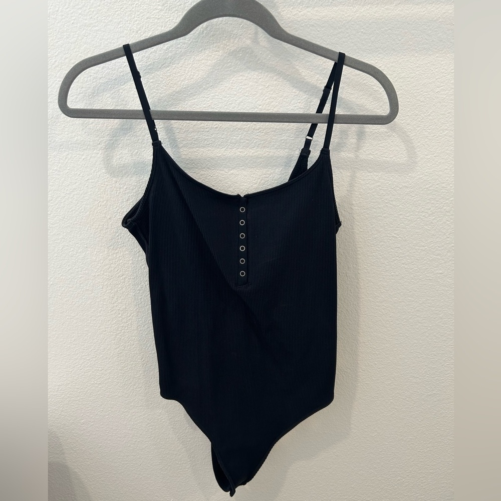 A&F Henley Tank Bodysuit, M